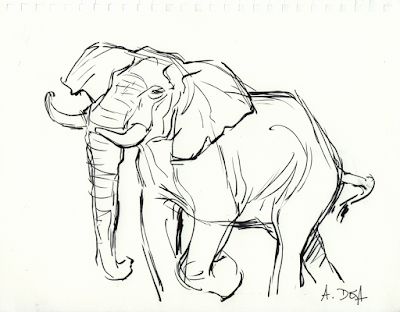 Deja View: Leftover African Cats Elephant Reference, Elephant Drawings, Elephant Sketch, African Cats, Arte Indie, Animal Drawings Sketches, Elephant Drawing, Elephant Art, Health Promotion