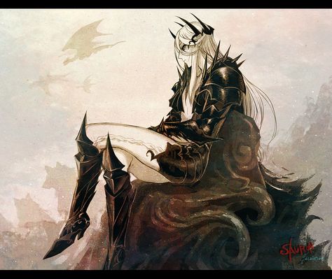 Sauron Female Sauron, Melkor Morgoth, Elf Drawings, Hobbit An Unexpected Journey, Fantasy Heroes, Tolkien Art, Lotr Art, The Dark One, Writing Art