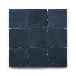 Beautiful, Handmade Moroccan Zellige Tile from Zia Tile Los Angeles Dark Blue Tile, Zia Tile, Moroccan Zellige, Zellige Tiles, Glazed Brick, Zellige Tile, Moroccan Tiles, Ceramic Shop, Moroccan Tile