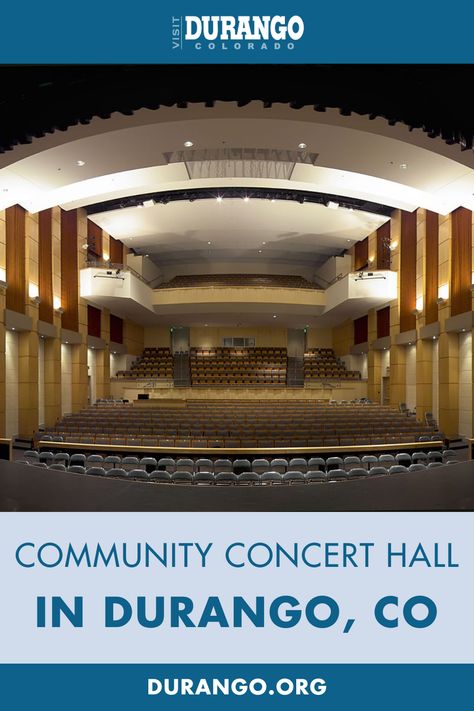 Enjoy one of the many shows this September at Fort Lewis College's Community Concert Hall! Fort Lewis College, Southwest Colorado, Ticket Office, Visit Colorado, Durango Colorado, The Concert, Concert Hall, Performing Arts, Four Corners