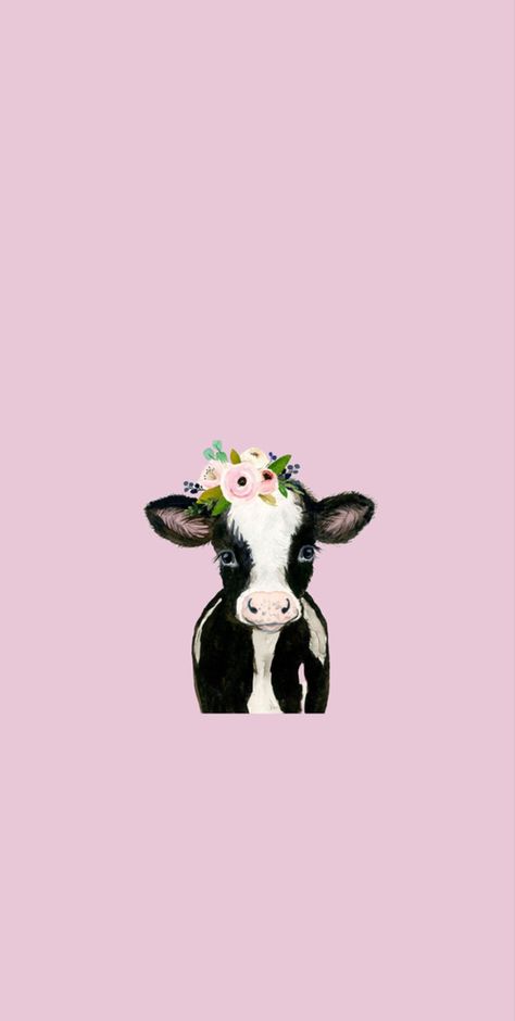 Punchy Background Wallpapers, Cow Cover Photo Facebook, Horse Ipad Wallpaper, Pink Country Aesthetic Wallpaper, Cowprint Wallpapers Aesthetic, Cow Girl Wallpaper, Cute Cow Wallpaper Iphone, Cow Background Wallpapers, Cow Widget