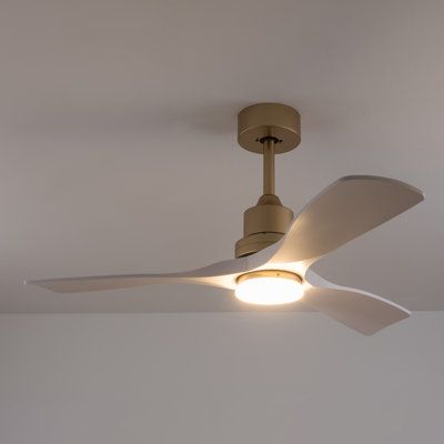 This ceiling fan light can help cool your room as well as light it up. Remote control and time Settings can greatly improve the convenience of your life. Positive and negative features make you comfortable in both summer and winter. There are two colors for you to choose from, which can suit most decorative styles of the house. The product is equipped with a pure copper motor and the noise level is about 35dB, which is as quiet as speaking softly. This allows you to enjoy a peaceful and quiet en Lights With Fans, No Light Ceiling Fan, Modern Ceiling Fan Without Light, Woven Ceiling Fan, Nice Ceiling Fans, Boys Room Ceiling Fan, Room Fan Ideas, Modern Ceiling Fan Bedroom, Mid Century Modern Ceiling Fan