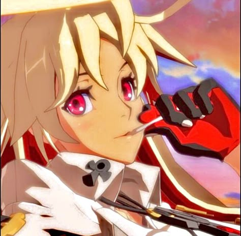 Blonde With Red Underneath, Blonde With Red, Guilty Gear Xrd, Guilty Gear Strive, 20s Art, Japanese Art Samurai, Random Icon, Gear Art, Guilty Gear