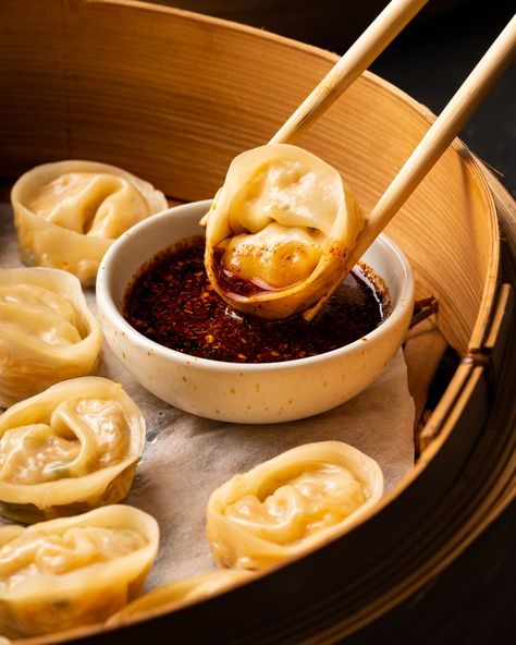 Spicy Korean Pork Dumplings | Yes to ALL the spicy dumplings 🥟 | By Marion Cooks Asian Food Classics Spicy Dumplings, Korean Dumplings, Korean Pork, Pork Dumplings, Marion's Kitchen, Pork Dumpling, Steamed Dumplings, Dumplings For Soup, Spicy Korean