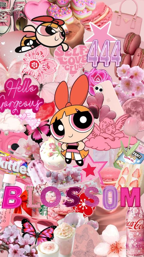 Powerpuff Girls Aesthetic Blossom, Blossom Wallpaper Powerpuff, Blossom Powerpuff Girls Aesthetic, Powerpuff Cake, Powerpuff Blossom, Blossom Powerpuff, Powerpuff Kızları, Blossom Bubbles And Buttercup, Powerpuff Girls Wallpaper