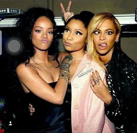 💖 National Girlfriends Day 💖 Are you Riri, Nicki, or Beyonce?! Tag your besties 😂 Beyonce Nicki Minaj, Bsf Pics, Nikki Minaj, Photo Star, Dope Swag, Three Women, Bff Goals, Rihanna Fenty, Crazy Girls