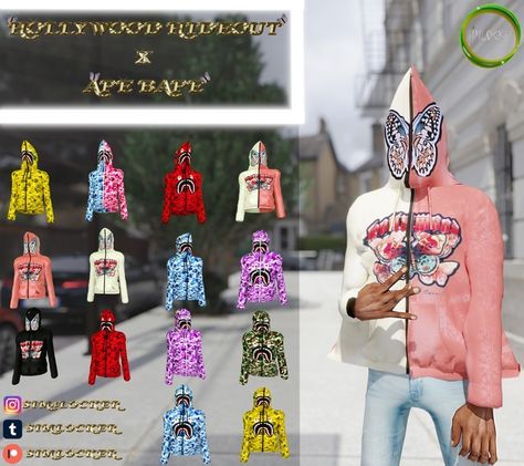 Male Sims, Sims 4 Men Clothing, Sims 4 Male Clothes, Sims 4 Black Hair, Cc Sims4, Sims 4 Cas Mods, The Sims 4 Skin, The Sims 4 Pc, Ape Bape