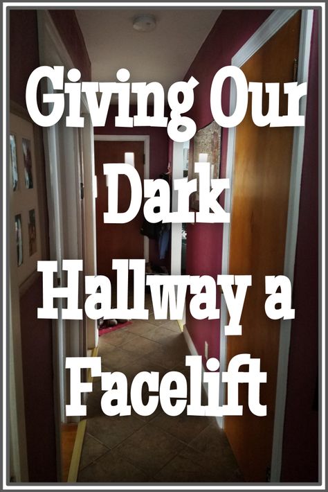 It came out to about $12 to paint my entire hallway in Sherwin Williams Mindful Gray. #frugal #smallspaceliving #tinyhouse #DIY #painting Narrow Short Hallway Decorating, Small Dark Hallway Ideas Brighten, Paint Hallway Doors, Short Narrow Hallway Ideas, Long Dark Hallway Ideas, Paint Colors For Hallway, Wide Hallway Decorating Ideas, Small Dark Hallway Ideas, Dark Hallway Paint Colors