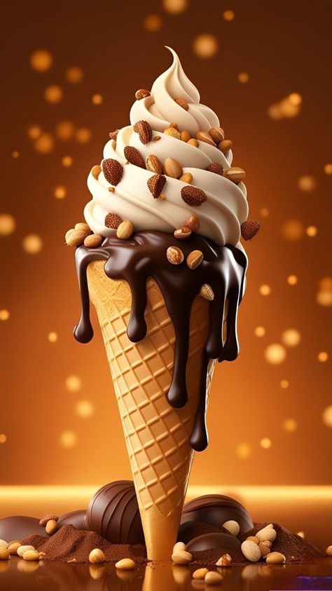 Ice Creams Pics, Ice Cream World, Dk Logo, Ice Cream Pictures, Ice Cream Background, Ice Cream Wallpaper, Ice Cream Logo, Fro Yo, Restaurant Advertising