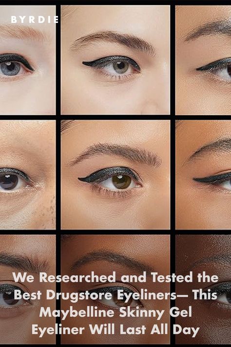 We Researched and Tested the Best Drugstore Eyeliners—These 12 Will Last All Day Best Drugstore Eyeliner, Drugstore Eyeliner, Quick Makeup Routine, Gel Eyeliner Pencil, Wedding Makeup Tutorial, Quick Makeup, Eye Liner Tricks, How To Apply Eyeliner, Eyeliner Pencil