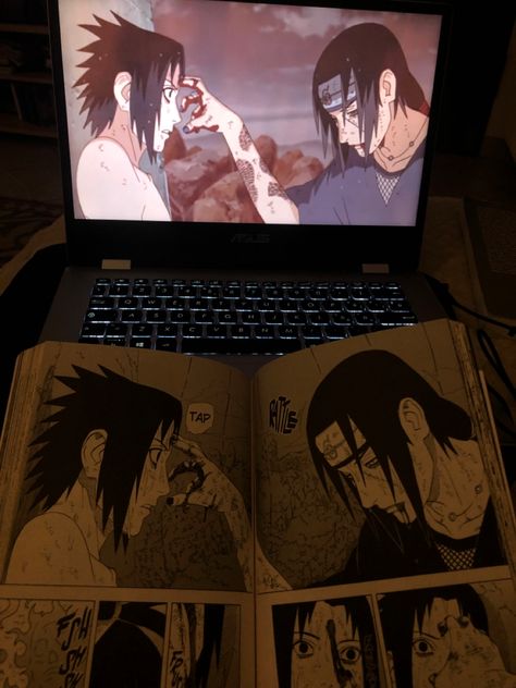 Naruto Snapchat Story, Anime And Manga Aesthetic, Watching Naruto On Laptop, Anime Screenshots Aesthetic, Fotos Aesthetic Anime, Anime Core Aesthetics, Aesthetic Anime Photos, Night Aesthetic Wallpaper Laptop, Watching Anime On Laptop