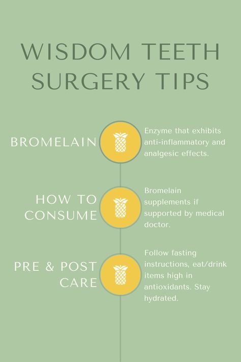 I had a young patient come in to see me recently, and she asked me if drinking pineapple juice before getting her wisdom teeth out actually works to help her heal faster. I hadn’t heard of this yet and decided to research to clarify if drinking pineapple juice before wisdom teeth surgery can reduce swelling, inflammation and pain and how much you would need to drink to be effective. Pineapple Juice Before Wisdom Teeth, Pineapple Juice Wisdom Teeth, Eating After Tooth Extraction, Wisdom Teeth Swelling, Wisdom Teeth Recovery, Teeth Surgery, High Antioxidant Foods, Wisdom Tooth Extraction, Dental Tips