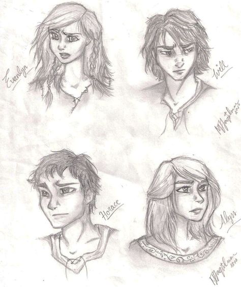 These sketches are so cool!!!! Not how I imagined them, but still amazing Ranger's Apprentice Fan Art, Ranger's Apprentice, Rangers Apprentice, Who Asked, Fantasy Novel, On My Way, Fan Book, Main Character, Book Fandoms