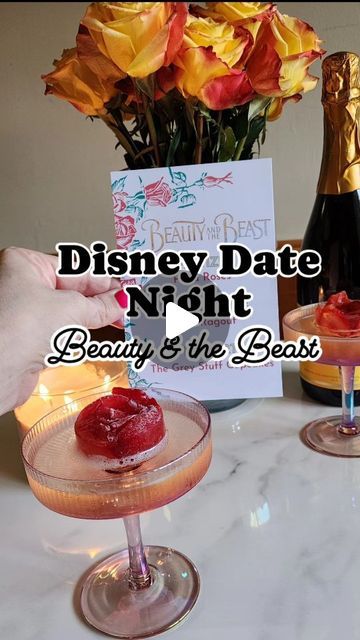 Heather Metroka ✨️ Magical Food & Cocktail Recipes on Instagram: "Calling all Disney 💕 Lovers. 📣  We invite you to join us for for Disney Date Night!  Comment Beauty & the Beast and I will send you the link to all the recipes & Menus!   As many of you know, every week, my husband and i choose a date night movie,  and i cook a feast inspired by it. This week we are watching one of the greatest of all time: Beauty and the Beast.   Now: fair warning…this meal does take some time, but it is well worth it for that Glorious Beef Ragout.   For the full meal, I started with the Beef Ragout. This recipe takes a couple hours to simmer, but let me tell you…it is super easy SO worth the time spent! It is absolutely delicious.   While that was simmering, I whipped up some Grey Stuff Cupcakes. Lumiere Food From Beauty And The Beast, Beauty And The Beast Themed Cocktails, Disney Movie Meals, Beauty And The Beast Movie Night Food, Beauty And The Beast Menu Ideas, Beauty And The Beast Movie Night, Disney Movie Dinner Ideas, Beauty And The Beast Dinner, Disney Date Night