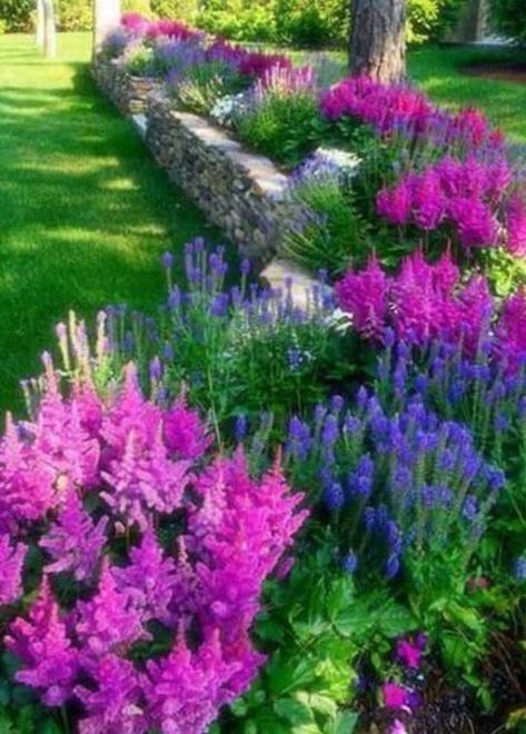 Fresh Garden Ideas For Frontyard And Backyard 32 | Front yard landscaping plans, Front yard landscaping design, Front yard garden Front Yard Flowers, Cheap Landscaping Ideas, Yard Flowers, Alpine Garden, Front Yard Design, Yard Design, Front Yard Garden, Flower Gardens, Front Yard Landscaping Design