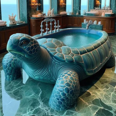 Transform Your Bathroom with a Unique Touch: The Turtle-Shaped Bathtub Bathtub Designs, Cool Bathroom, Old Bathtub, Modern Bathtub, Glam Living, Cast Iron Tub, Bathtub Design, Glam Living Room, Spa Inspiration