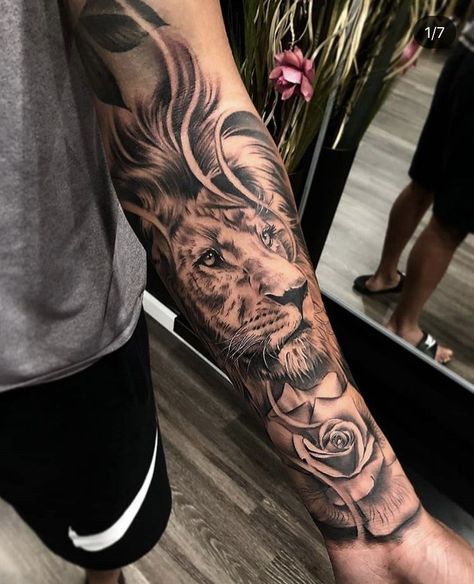 Tattoo Planets, Lion Tattoo Sleeves, Sanskrit Tattoo, Grim Reaper Tattoo, Tattoo Dotwork, Lion Head Tattoos, Forarm Tattoos, Marvel Tattoos, Alien Tattoo