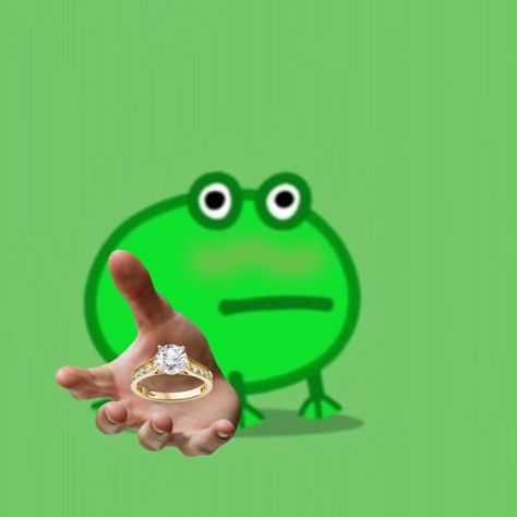 Frog Cartoon, Marriage Proposal, Green Frog, Peppa Pig, Green