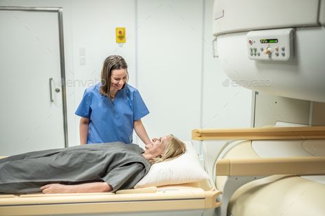 Medical Examination With MRI Magnetic Resonance Imaging Equipment In Hospital by engagestock. Old sick patient and female nurse after MRI procedure in imaging lab inside hospital. Elderly woman talks with techni... #Sponsored #Equipment, #Imaging, #Hospital, #sick General Anesthesia, Diagnostic Medical Sonography, Ultrasound Technician, General Anaesthesia, Ultrasound Tech, Male Nurse, Magnetic Resonance Imaging, Medical Examination, Magnetic Resonance