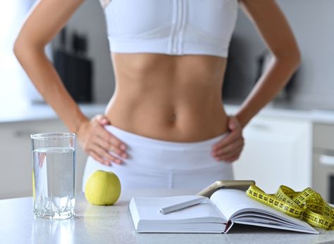 The 1-Month Weight-Loss Challenge To Reveal a Slimmer Body https://www.eatthis.com/one-month-weight-loss-challenge-for-slimmer-body/ #weightloss #longevity Hiit Session, Brisk Walking, Fitness Challenges, Eat This Not That, Healthy Digestive System, Lean Muscle Mass, Fitness Experts, Burn Belly Fat, Lean Muscle