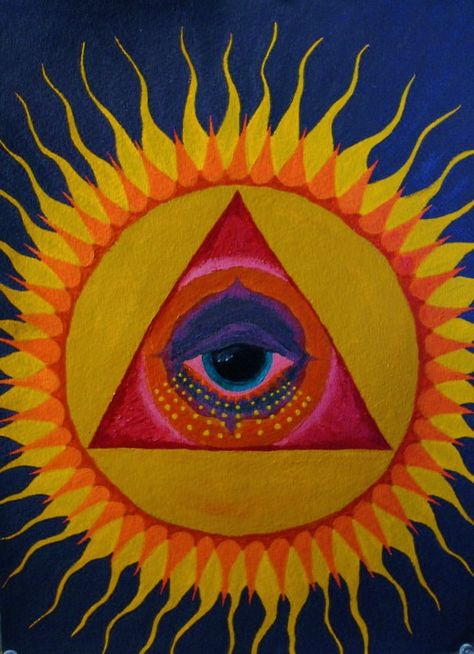 = Collage Des Photos, Trippy Drawings, Arte Indie, Psychadelic Art, Trippy Painting, Psy Art, Hippie Painting, Seeing Eye, All Seeing Eye