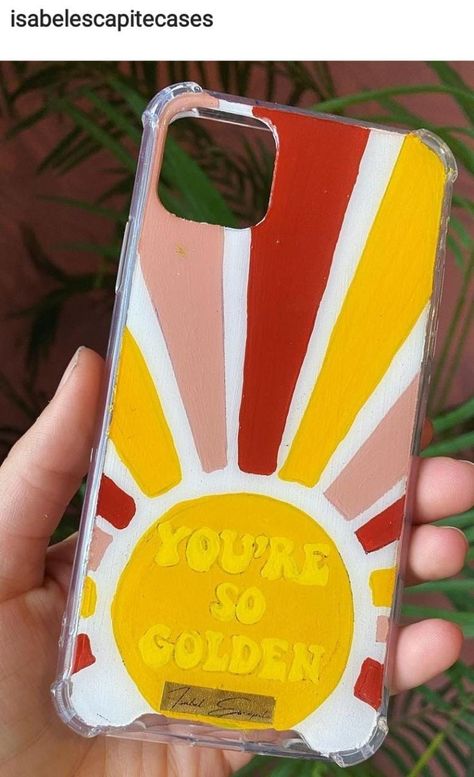 Ideas Para Pintar Tu Funda, Mobile Case Design, You're So Golden, Aries Tattoo, Posca Art, Mobile Case, Mobile Cases, Diy Phone, Case Design