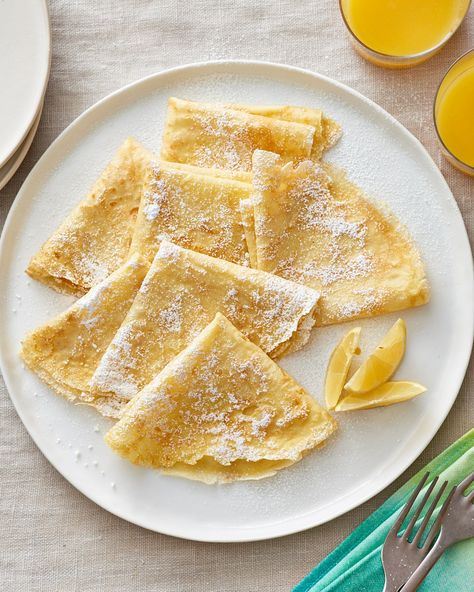 How To Make Delicate, Lacy Crêpes: The Simplest, Easiest Method — Cooking Lessons from The Kitchn Easy French Recipes, Julia Child Recipes, How To Make Crepe, Classic Salad, French Crepes, Gourmet Desserts, Crepe Recipes, White Russian, Summer Cooking