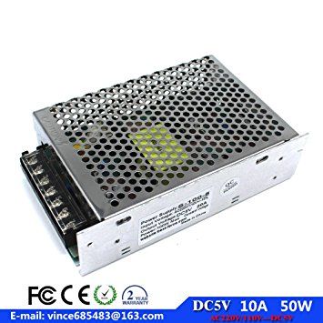 5V 10A 50W LED Driver Switching Power Supply 110/220VAC-DC Transformer Monitoring power supply Industrial power Universal Type Led Power Supply, Led Drivers, Electrical Equipment, Diy Tools, Power Supply, Transformers, Led Lights, Tools, Led