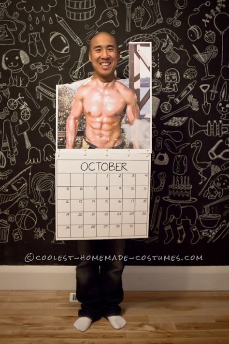 Fireman Calendar, Mr October, 2015 Halloween Costumes, Clever Halloween, Clever Halloween Costumes, Homemade Halloween Costumes, Homemade Costumes, Halloween Costume Contest, Homemade Halloween