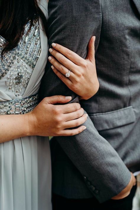 Arm Holding Couple, Holding Arms Couple, Holding Arms, Holding Hands Couple, Proposal Shoot, Engagement Ring Photography, Engagement Hand, Casual Engagement Photos, Proposal Photoshoot