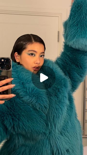 Steph Hui, Teal Eyeliner, Makeup Inspo, Concealer, Eyeliner, Glaze, Candy, Makeup, On Instagram