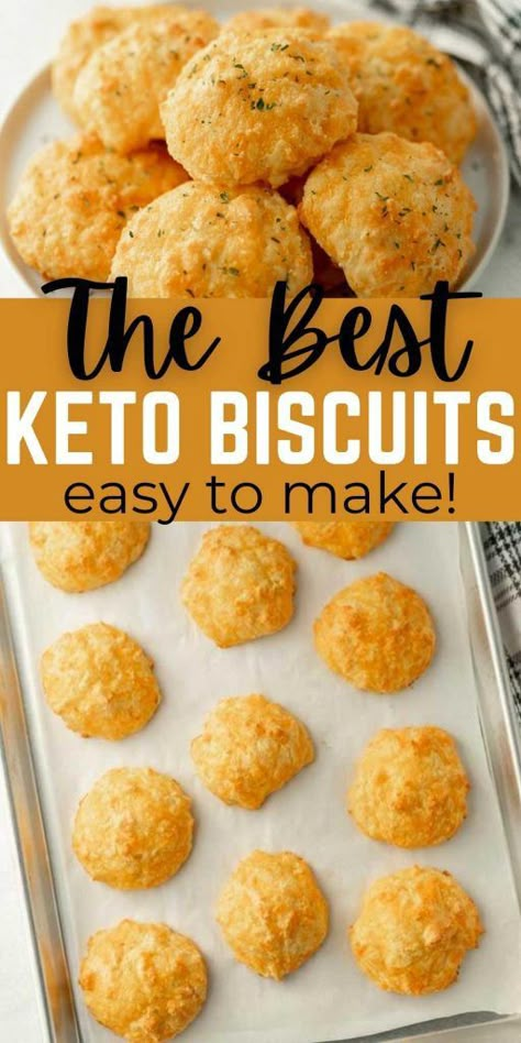 Keto Cheddar Biscuits, Cheddar Biscuits Recipe, Low Sugar Dinners, Low Sugar Diet Recipes, Healthy Low Fat Recipes, Dinner Recipes Healthy Low Carb, Low Carb Soup Recipes, Healthy Low Carb Dinners, Low Carb Biscuit