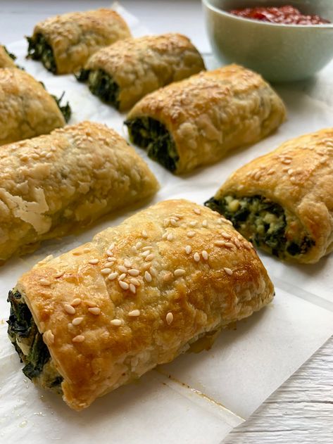 Vegetarian Nut Roast, Spinach Ricotta Pie, Ricotta Rolls, Spinach Tart, Pastry Rolls, Pumpkin Spinach, Spinach Rolls, Ricotta Pie, Spinach And Ricotta