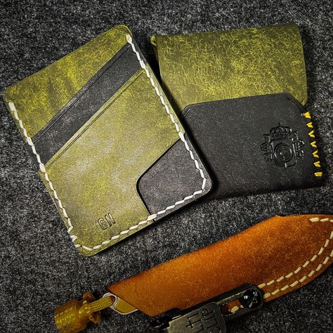 Leather card holder wallet