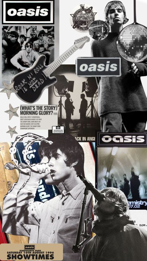 Oasis Aesthetic Band, Oasis Lyrics Wallpaper, Oasis Lockscreen, Oasis Aesthetic Wallpaper, Oasis Pfp, Oasis Wallpaper Iphone, Band Wallpapers Aesthetic, Liam Gallagher Wallpaper, Oasis Background