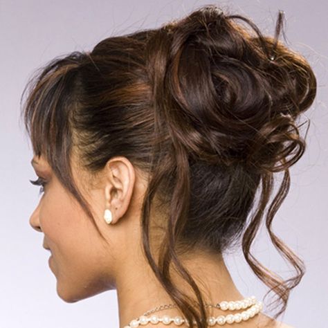 0 Bun Hairstyles With Curls, Shoulder Length Updo, Hairstyles With Curls, Bun With Curls, Wedding Hairstyles For Medium Hair, Wedding Hairstyles Medium Length, Medium Curls, Mother Of The Bride Hair, Cute Simple Hairstyles