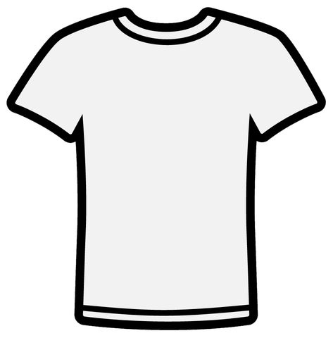 T shirt shirt clip art designs free clipart images Tshirt Outline, Cartoon Outline, Outline Cartoon, T Shirt Clipart, Clip Art Black And White, Shirt Clipart, Shirt Clips, Kawaii Clothes Goth, Dress Sketch