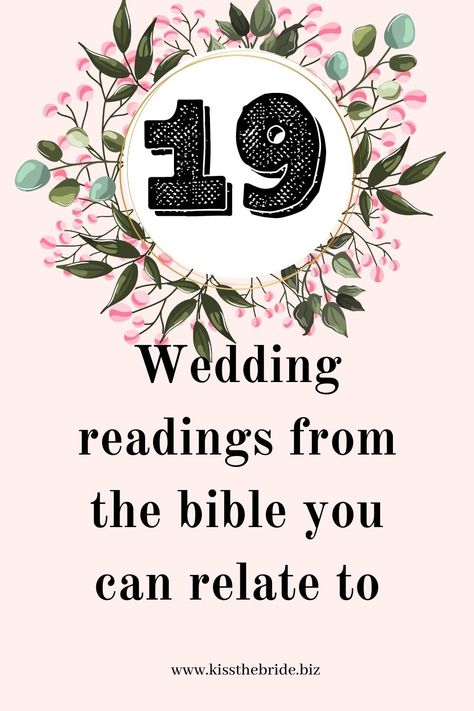 Christian Wedding Verses, Bible Reading For Wedding Ceremony, Wedding Scripture Readings Bible, Wedding Ceremony Readings Bible, Scripture For Wedding Ceremony, Wedding Readings Religious, Christian Wedding Readings, Christ Centered Wedding Ceremony, Wedding Scripture Readings