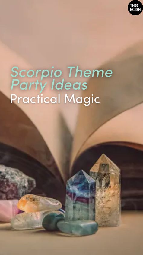 Tap into the details of your astrological sign and try one of our six party themes so you can celebrate your birthday in style! ♏ Click here for some Scorpio Theme Party Ideas that are perfect for these water signs! 🎉 #thebash #scorpio #scorpiotheme #themedparty #scorpiosign #astrology #astrologysign #astrologicalsign #scorpiothemedparty #astrologyparty #astrologypartytheme #birthsign #scorpiopartyideas #partyideas #partytheme #partythemeideas #birthdayparty #birthdayideas #birthdaypartytheme Scorpio Birthday Party Ideas, Scorpio Birthday Party, Astrology Themed Party, Scorpio Party, Zodiac Birthday Party, Astrology Party, Scorpio Birthday, Scorpio Season, Zodiac Birthdays