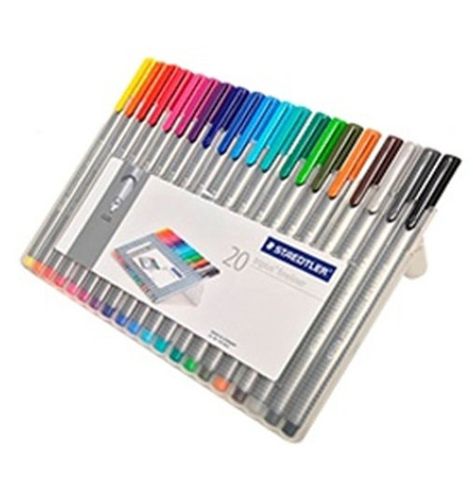 Midliner Markers, Mid Liner Markers, Staedtler Pencil, Staedtler Double Ended Fiber Tip Markers Color Chart, Staedtler Triplus Fineliner, Staedtler Pens, Fineliner Pens, New Pen, Pen