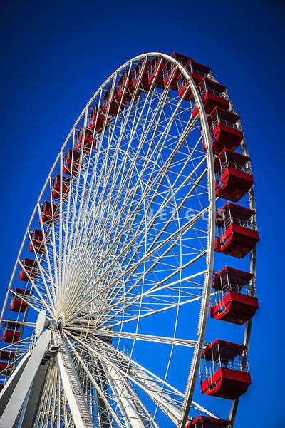 Navy Pier Ferris Wheel Chicago Home Decor Print Ferris Wheel Decor, Wheel Artwork, Navy Pier Chicago, Chicago Landmarks, Chicago Wall Art, Chicago Print, Lifeguard Tower, Landmarks Art, Wheel Decor