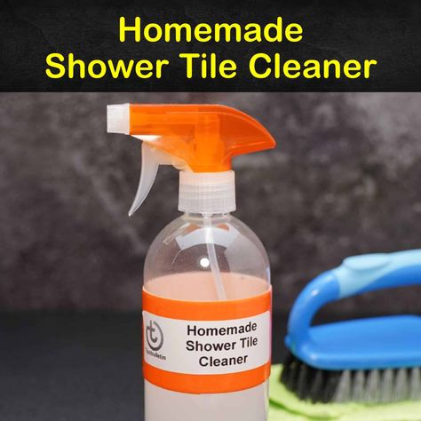 7 Amazing Recipes for Homemade Shower Tile Cleaner Vinegar And Water Cleaner, Diy Shower Tile, Ceramic Shower Tile, Shower Tile Cleaner, Diy Shower Cleaner, Cleaning Porcelain Tile, Cleaning Shower Tiles, Diy Tile Shower, Homemade Shower Cleaner