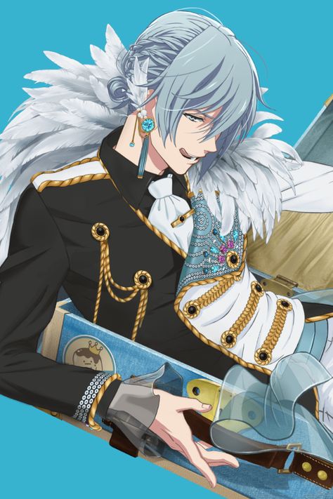 Tamaki Yotsuba (WiSH VOYAGE) | The English IDOLiSH7 Wiki | Fandom Tamaki Yotsuba, Re Vale, Manga Boy, Boy Art, Handsome Anime Guys, Handsome Anime, Cute Anime Guys, An Anime, White Hair