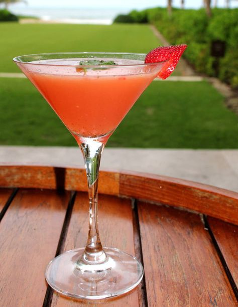 From the The St. Regis Bahia Beach Resort, Puerto Rico.%0AIngredients:%0A1 oz Elderflower Cordial%0A½ oz Simple Syrup%0A½ oz Ginger Base%0A4 oz Chamomile%0A1 Strawberry%0A5 Mint leaves%0AOrange and lemon wedge%0ADirections:1. Muddle strawberry with simple syrup and ginger base%0A2. Add the elderflower and chamomile and five mint leaves along with the orange and lemon wedge.%0A3. Add ice and shake before straining into a cocktail coupe.%0A - TownandCountryMag.com Best Mocktail, Mock Cocktails, Best Mocktail Recipe, Summer Mocktails, Best Non Alcoholic Drinks, Easy Mocktail Recipes, Raspberry Mojito, Elderflower Cordial, Recipe For Teens