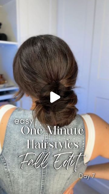 Karla Kazemi on Instagram: "✨Save this super easy low bun tutorial for later!🪩
Easy One Minute Hairstyles for Fall🍂 Day 7

🌟Comment “LINK” and I’ll send links to outfit details, makeup, and hair products used straight to your DM’s!❤️
🌟Commenta “ENLACE” y te mando links directamente a tu DM’s!❤️

The perfect everyday messy bun that can take you from morning to night! Especially when you’re in a rush and need to look cute and put together!🥰 

Have you tried it yet?!🙌🥰
•
•
•
#messybun #messybuntutorial #updohairstyles #easyhairstyles #hairstyle #hairtutorial" Rainy Hairstyles, One Minute Hairstyles, Easy Low Bun Tutorial, Low Messy Bun Tutorial, Easy Low Bun Hairstyles, Low Bun Tutorial, Low Bun Tutorials, Easy Low Bun, Low Messy Bun