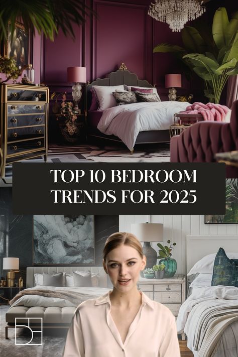 Get inspired by the latest 2025 bedroom trends, from bold color choices to luxe details! Ready to refresh your space?  #InteriorDesignTrends #BedroomGoals #2025DesignIdeas 💡 Colorful Apartment Bedroom Ideas, Bedroom Trends 2024 2025, Latest Interior Design Trends 2024 Bedroom, Stylish Bedroom Design Interiors, Latest Bedroom Designs Interiors 2024, Bedroom 2025 Trends, 2025 Bedroom Color Trends, Bedroom 2024 Trends, 2025 Bedroom Trends