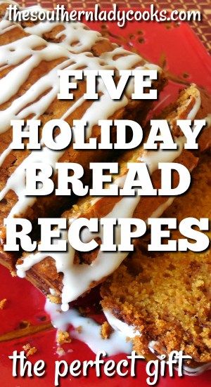 Holiday Bread Recipes, Classic Christmas Recipes, Christmas Bread Recipes, Mini Bread Loaves, Bread Gifts, The Southern Lady Cooks, Southern Lady Cooks, Holiday Bread, Christmas Bread