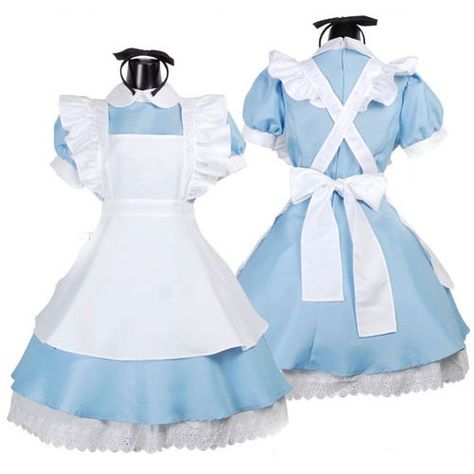 Alice in Wonderland - Mia Extreme Cosplay, Maid Fancy Dress, Maid Halloween, Cosplay Maid, Alice Costume, Alice Cosplay, Alice In Wonderland Dress, Disney Costume, Wonderland Dress