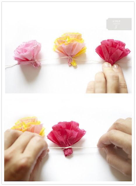 Hawaiian Leis, Photobooth Ideas, Paper Flower Garlands, Tissue Paper Flowers, Diy Garland, Paper Flowers Diy, Flower Garlands, Craft Time, Flowers Diy