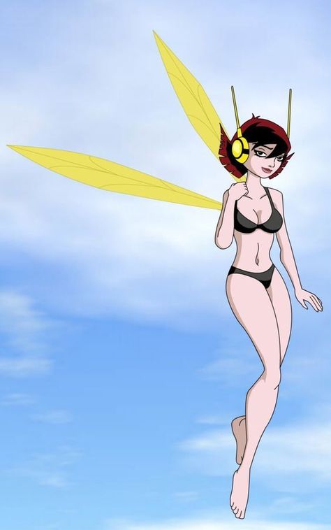 Wasp Avengers, Avengers Earth's Mightiest Heroes, Earth's Mightiest Heroes, Van Dyne, Female Cartoon Characters, 90s Cartoons, Female Cartoon, Disney Princess Pictures, Comics Girls